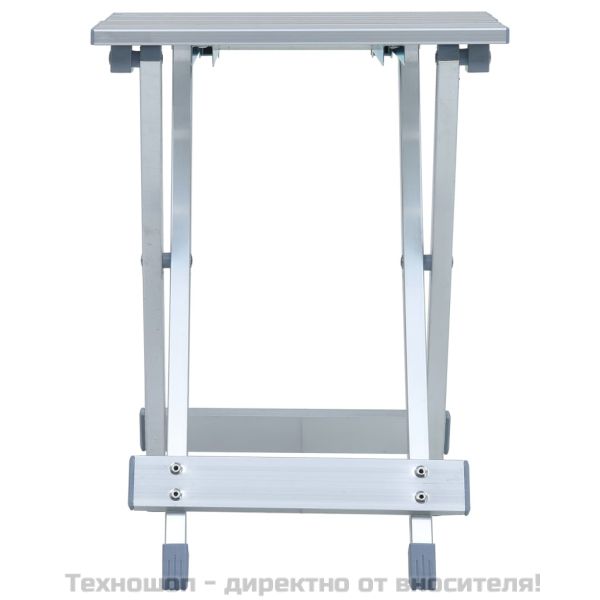 Къмпинг табуретка, алуминий, 28x26x39 см