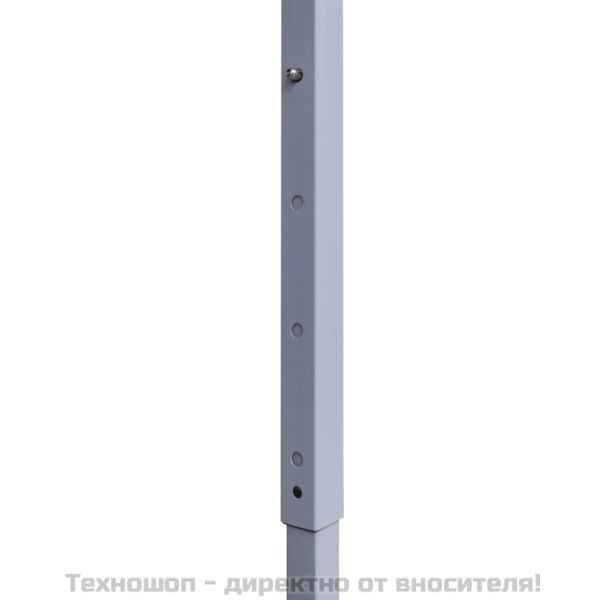 Професионална сгъваема парти шатра, 2x2 м, стомана, кремава