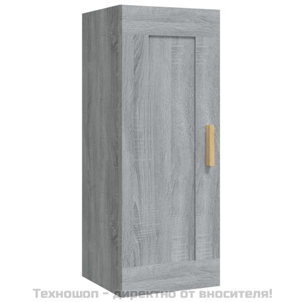 стенен шкаф, сив сонома, 35x34x90 см, инженерно дърво
