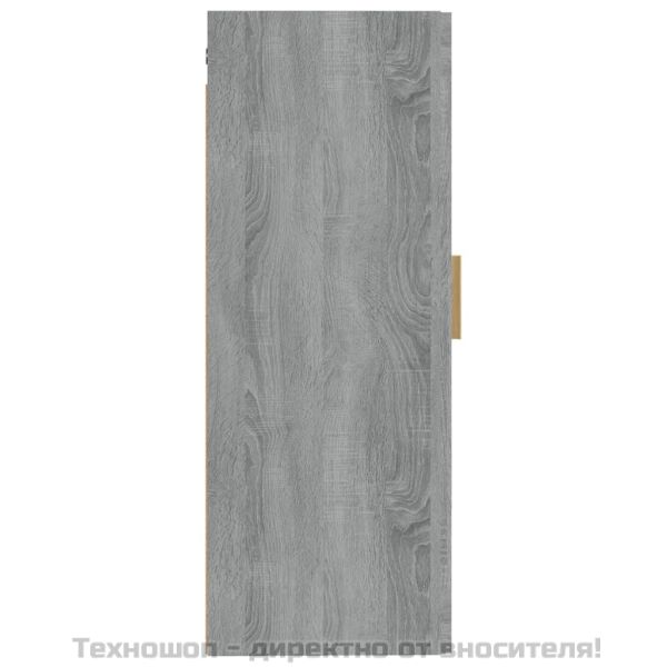 стенен шкаф, сив сонома, 35x34x90 см, инженерно дърво