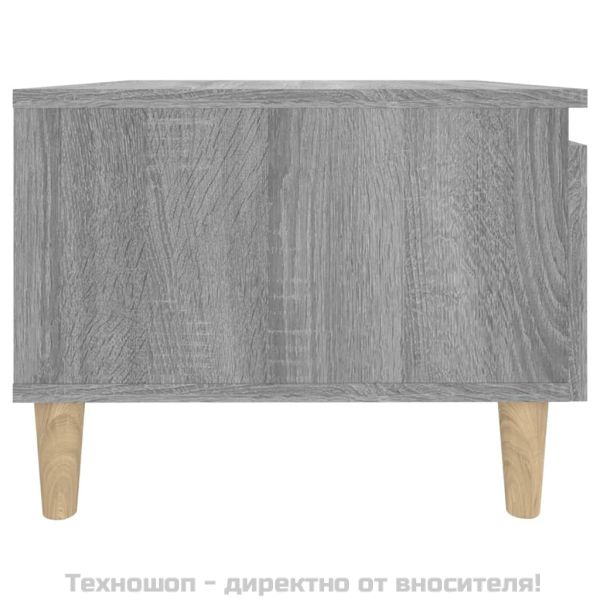 Странични маси, 2 бр, сив сонома, 50x46x35 см, инженерно дърво