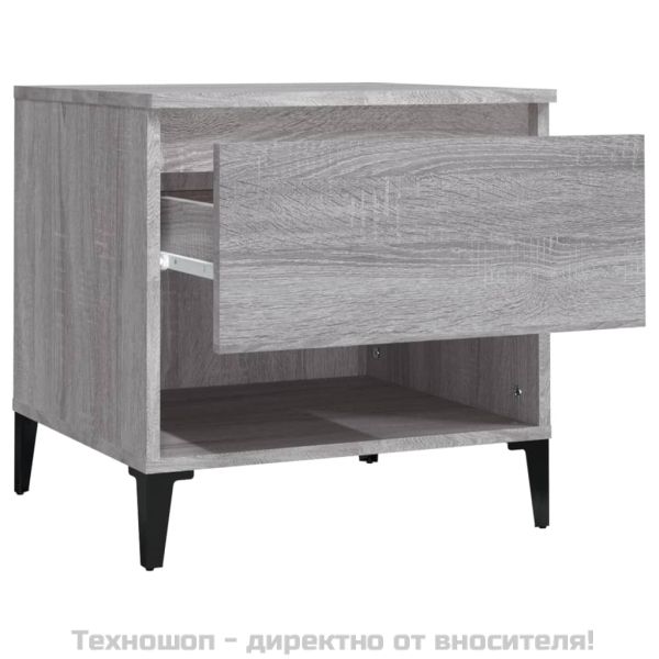 Странична маса, cив сонома, 50x46x50 см, инженерно дърво