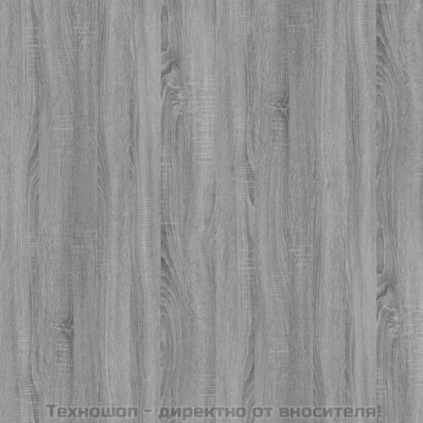 Кафе маса, сив сонома, 60x44,5x45 см, инженерно дърво