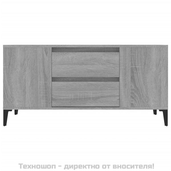 ТB шкаф, сив сонома, 102x44,5x50 см, инженерно дърво