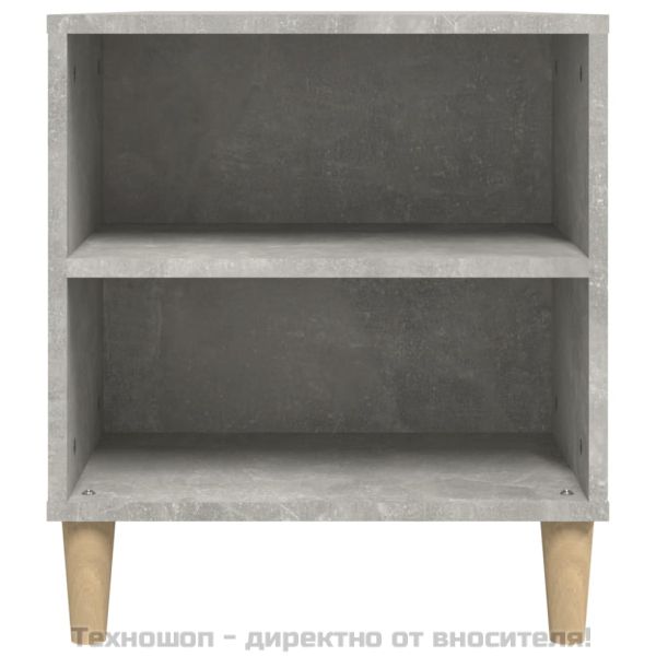 ТВ шкаф, бетонно сиво, 102x44,5x50 см, инженерно дърво