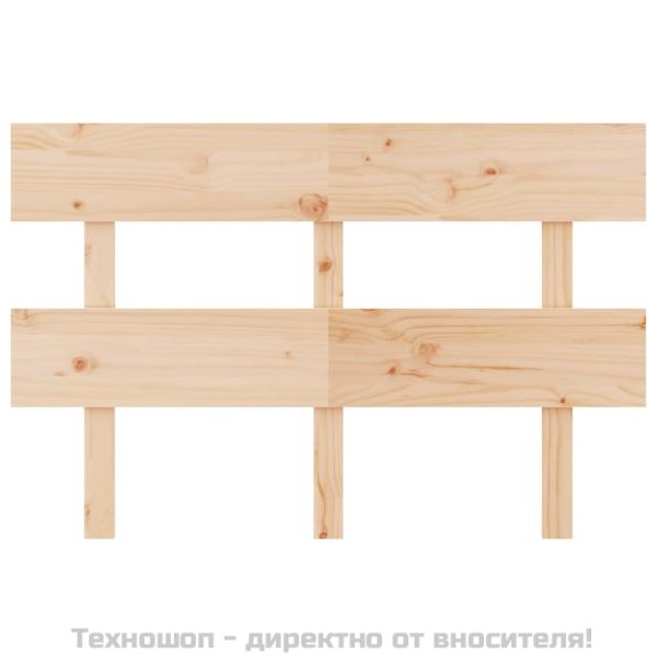 Горна табла за легло, 164x3x81 см, бор масив