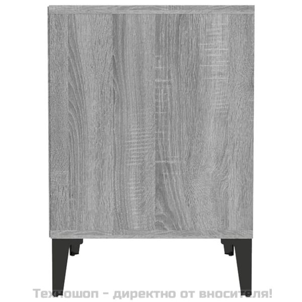 Нощни шкафчета, 2 бр, сив сонома, 40x35x50 см