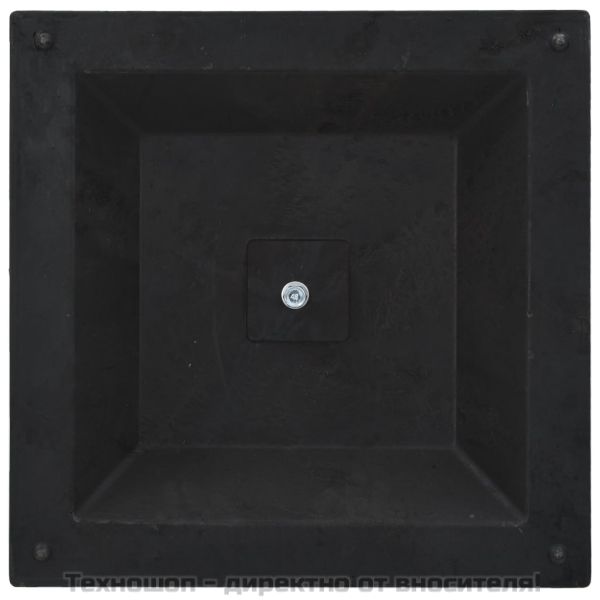 Основа за чадър, квадратна, полирезин, 12 кг, бронз