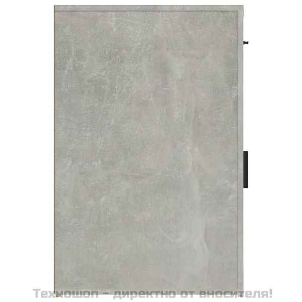 Шкаф за бюро, Бетонно сиво, 40x49x75 см, инженерно дърво