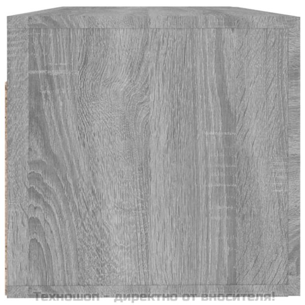 Стенен шкаф, сив сонома, 100x36,5x35 см, инженерно дърво