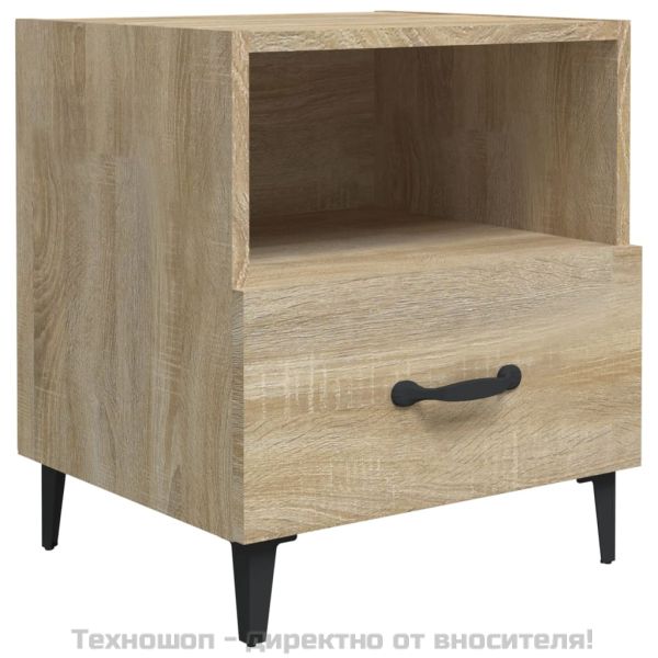 Нощни шкафчета, 2 бр, сонома дъб, инженерно дърво