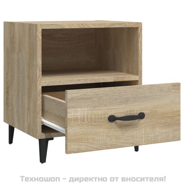 Нощни шкафчета, 2 бр, сонома дъб, инженерно дърво