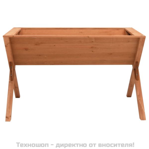 Градинска повдигната леха, 90x55x56 см, чам
