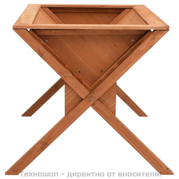 Градинска повдигната леха, 90x55x56 см, чам