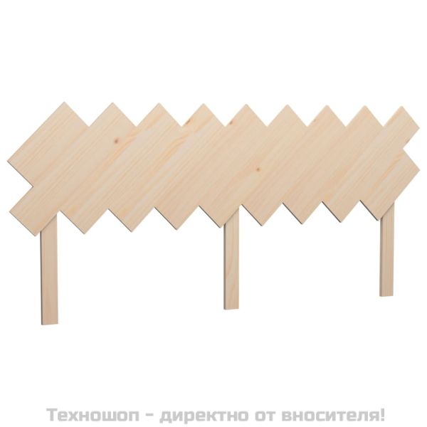 Горна табла за легло, 178x3x80,5 см, бор масив