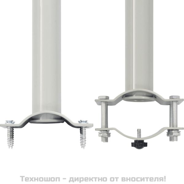 Прибираща се дворна странична тента, 100х300 см, синя