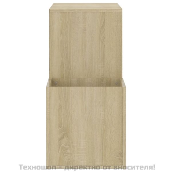 Шкаф за обувки, дъб сонома, 105x35,5x70 см, инженерно дърво