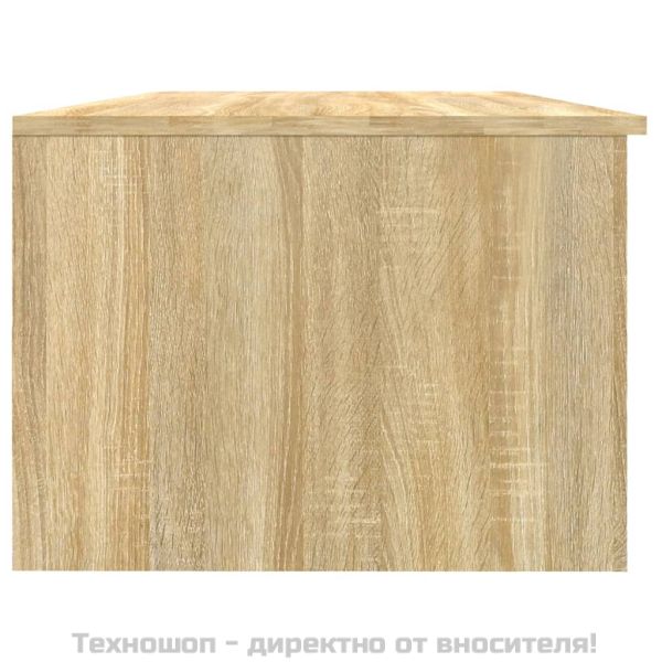 Кафе маса, дъб сонома, 102x50x36 см, инженерно дърво