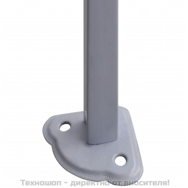 Сгъваема парти шатра с 4 странични стени 2x2 м стомана синя