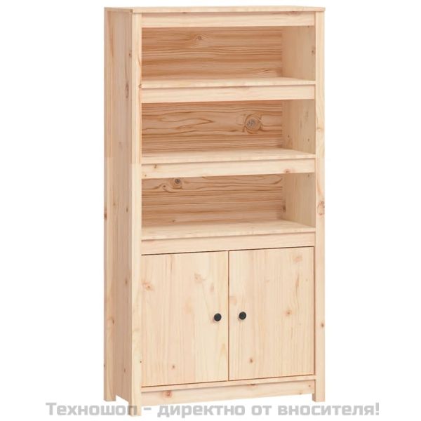 Висок шкаф, 80x35x154 см, борово дърво масив