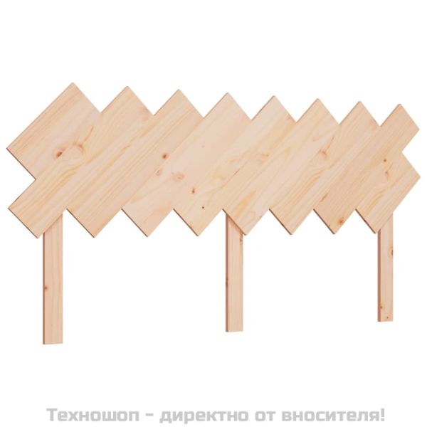 Горна табла за легло, 159,5x3x80,5 см, бор масив