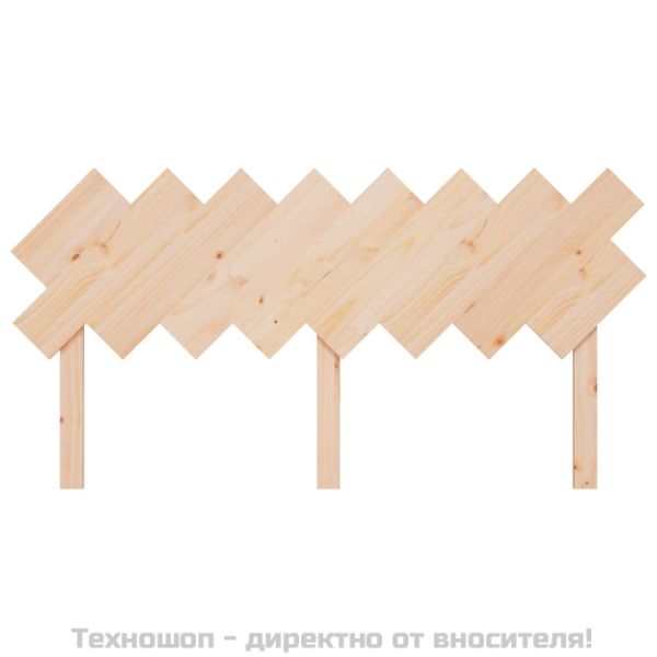 Горна табла за легло, 159,5x3x80,5 см, бор масив