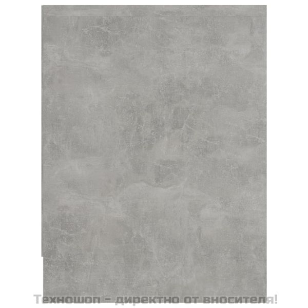 Нощно шкафче, бетоново сиво, 40x30x40 см, инженерно дърво