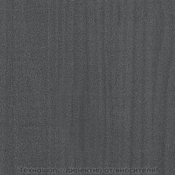 Библиотека/разделител за стая, сива, 60x35x167 см, бор масив