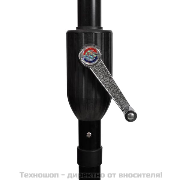 Чадър за слънце, 3 м, пясъчнобял, стоманен прът