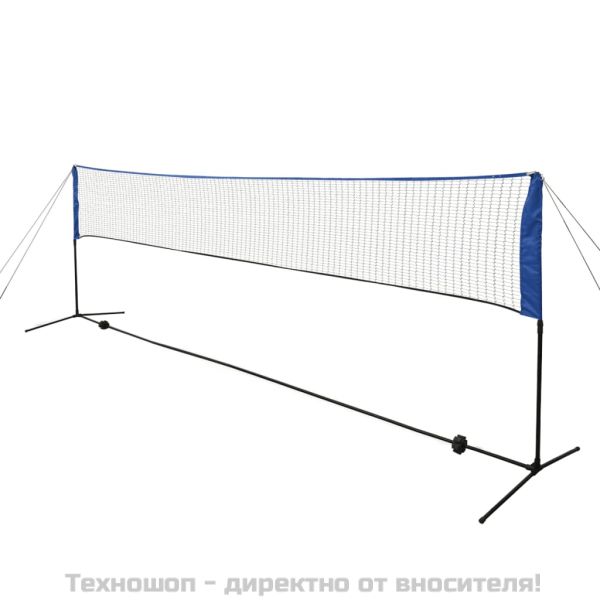 VidaXL Бадминтон мрежа с перца, 500x155 cм