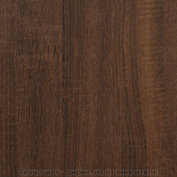 ТВ шкафове със стенен монтаж, 2 бр, кафяв дъб, 40x34,5x60 см