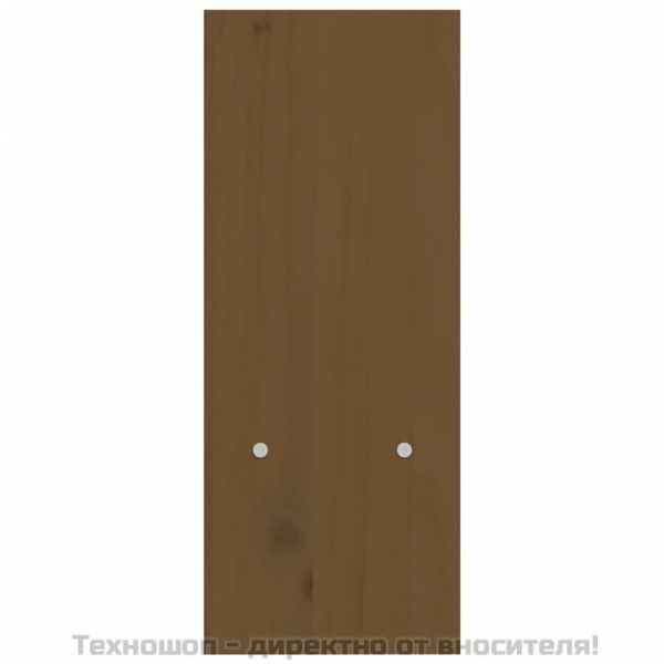 Поставка за монитор, меденокафява, (39-72)x17x43 см, бор масив