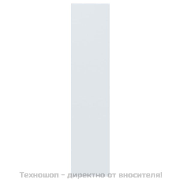 Библиотека/разделител за стая бяла 60x30x135 см инженерно дърво