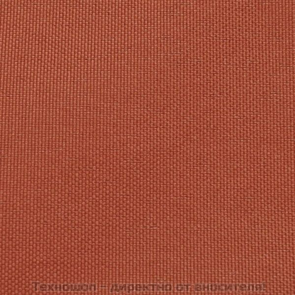 Балконски екран от оксфорд плат, 75x600 см, цвят теракота