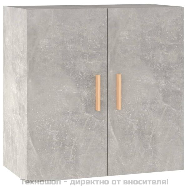 Стенен шкаф, бетонно сив, 60x30x60см, инженерно дърво