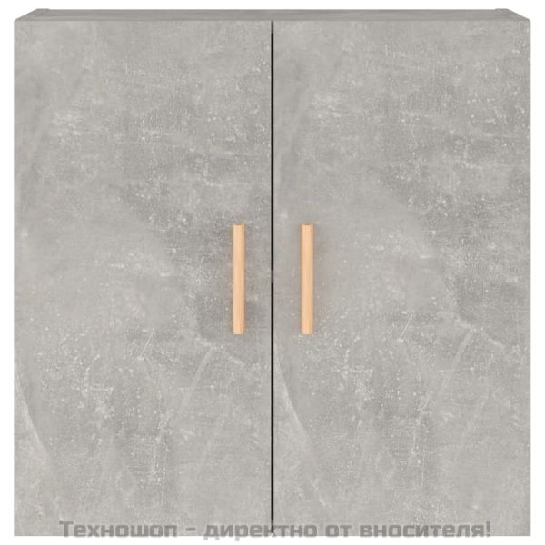 Стенен шкаф, бетонно сив, 60x30x60см, инженерно дърво