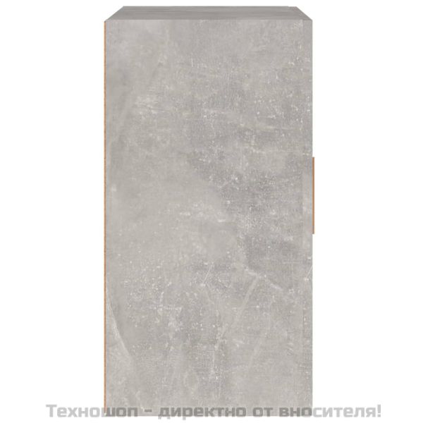 Стенен шкаф, бетонно сив, 60x30x60см, инженерно дърво