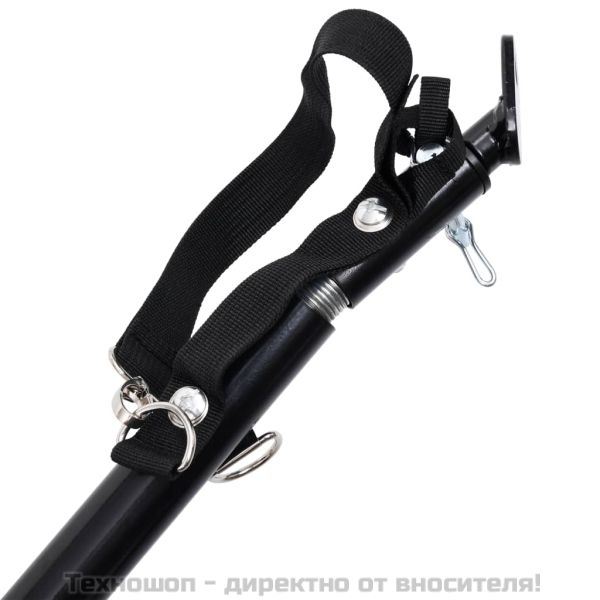 2-в-1 Кучешко ремарке за велосипеди и джогинг, синьо и сиво