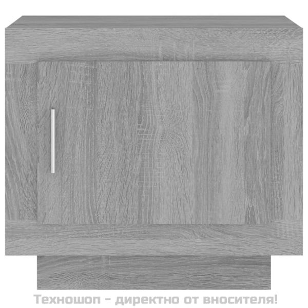 Кафе маса, сив сонома, 51x50x45 см, инженерно дърво