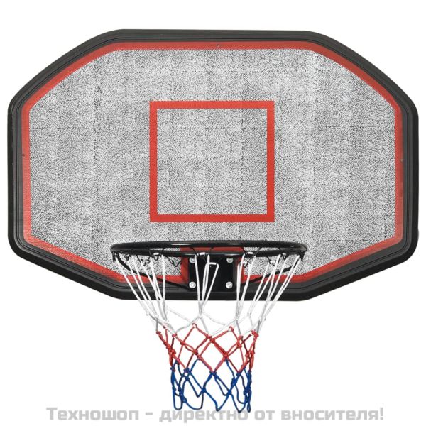 Баскетболно табло черно 109x71x3 см полиетилен