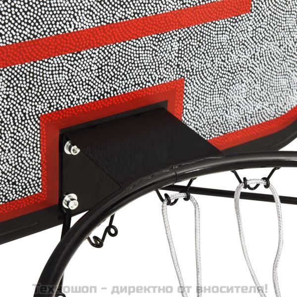 Баскетболно табло черно 109x71x3 см полиетилен