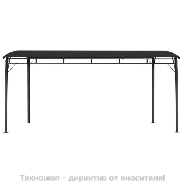 Градинска тента сенник, 4x3x2,55 м, антрацит