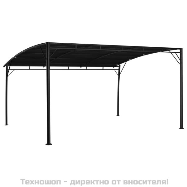 Градинска тента сенник, 4x3x2,55 м, антрацит