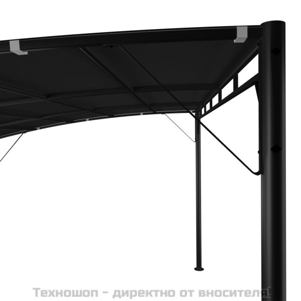 Градинска тента сенник, 4x3x2,55 м, антрацит