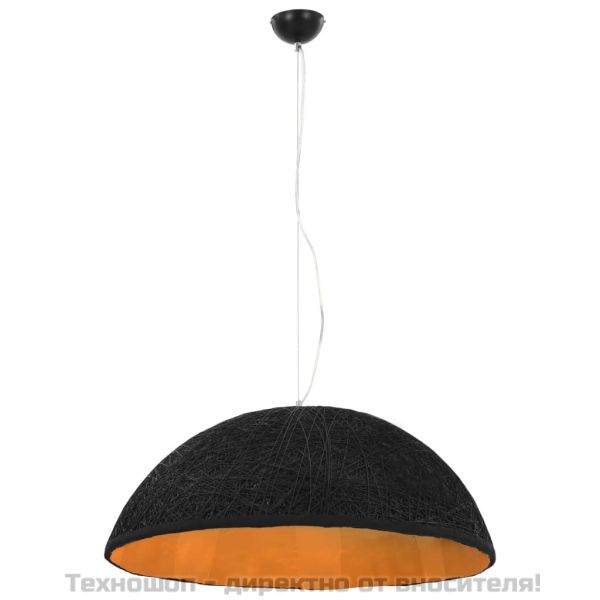 Полилей, черно и златисто, Ø70 см, E27