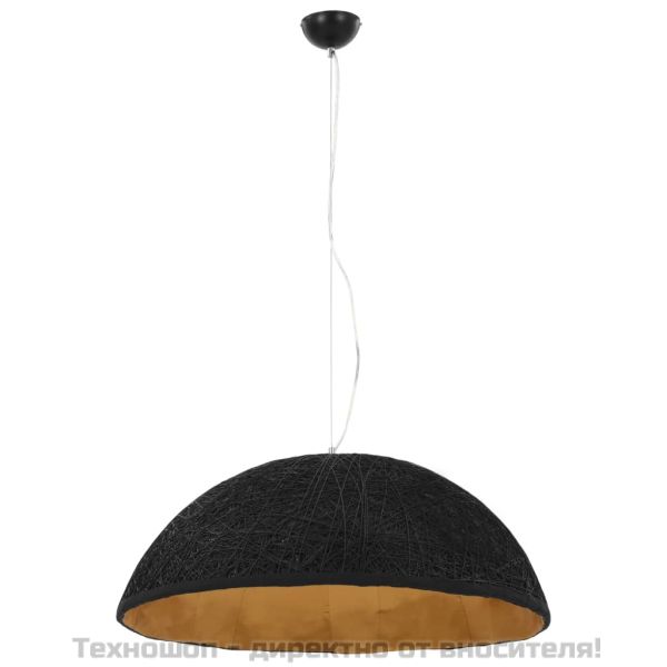 Полилей, черно и златисто, Ø70 см, E27