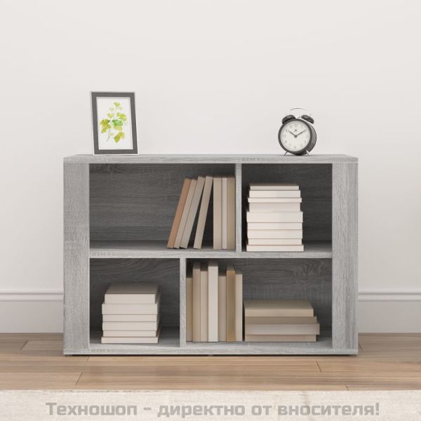 Сайдборд, сив сонома, 80x30x54 см, инженерно дърво