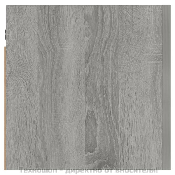 Стенни ТВ шкафове, 4 бр, сив сонома, 30,5x30x30 см