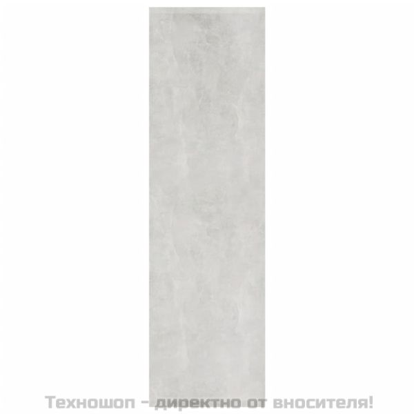 Разделител за стая, бетонно сив, 80x30x103 см, инженерно дърво