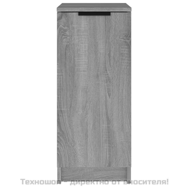 Шкаф за обувки, сив сонома, 30x35x70 см, инженерно дърво